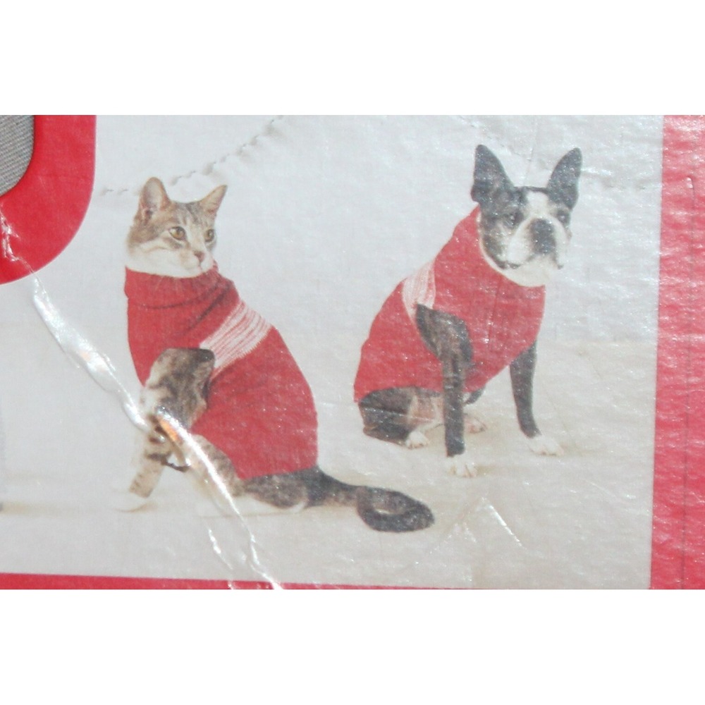 Red Christmas Pet Sweater - Size Small up to 25 pounds - New with Tags cat dog